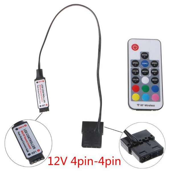 remote controlers rgb controller rf wireless control for case led light 3pin 5v/4pin 12v bx0e
remote controlers rgb controller rf wireless control for case led light 3pin 5v/4pin 12v bx0e