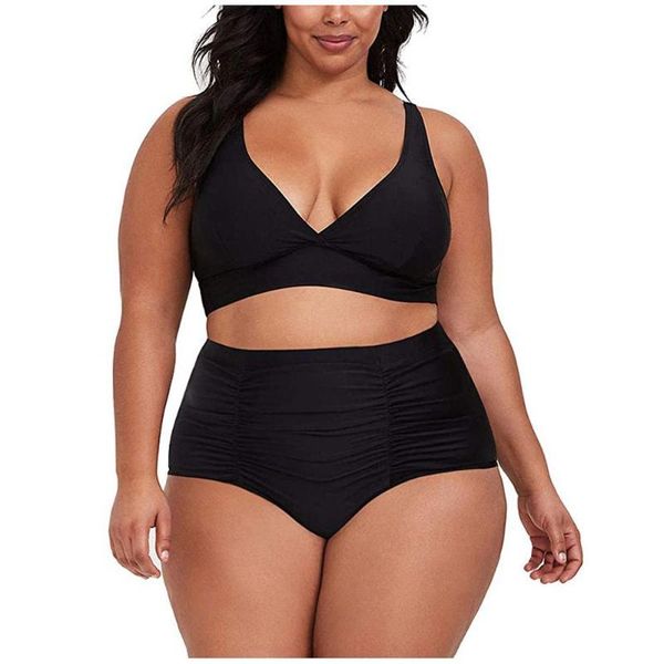 women's plus size solid color bikini set two-piece brazilian separate swimsuit female summer beachwear for 2021 fashion one-piece suits
women's plus size solid color bikini set two-piece brazilian separate swimsuit female summer beachwear for 2021 fashion one-piece suits