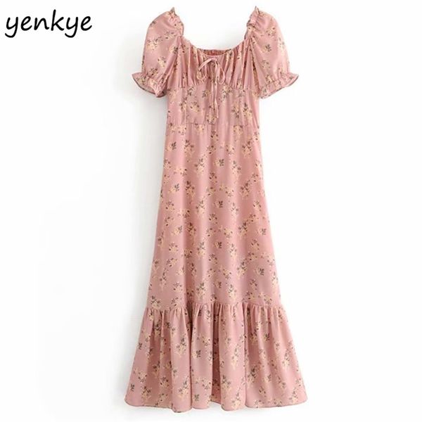 summer boho dress women high waist vintage floral print sweet lady backless short sleeve a-line chiffon 210514, Black;gray
summer boho dress women high waist vintage floral print sweet lady backless short sleeve a-line chiffon 210514, Black;gray