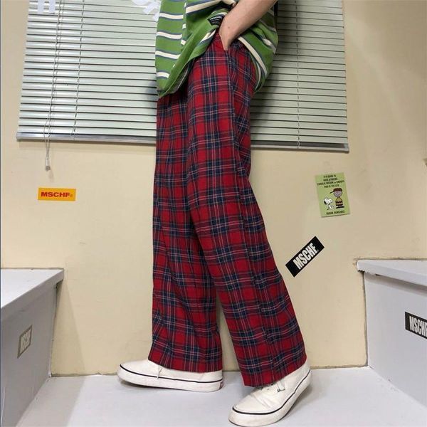 women's pants & capris woman vintage plaid patchwork harajuku trousers elastics high waist clothing pantalones korean straight jogger c, Black;white
women's pants & capris woman vintage plaid patchwork harajuku trousers elastics high waist clothing pantalones korean straight jogger c, Black;white