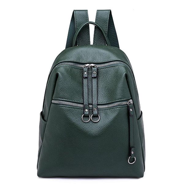 backpack women 2021 tide wild simple fashion soft leather female schoolbag hit color men and casual solid
backpack women 2021 tide wild simple fashion soft leather female schoolbag hit color men and casual solid
