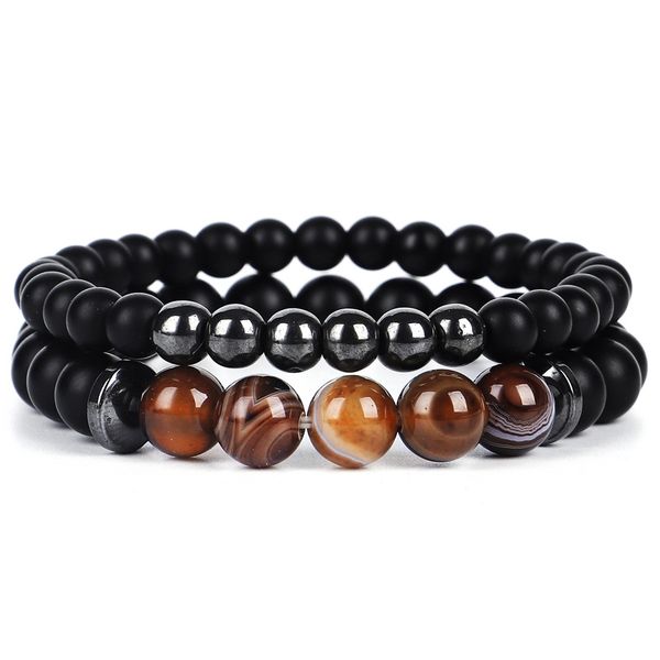 2pcs/set natural stone handmade beaded strands elastic charm bracelets for women men party club yoga energy jewelry, Black
2pcs/set natural stone handmade beaded strands elastic charm bracelets for women men party club yoga energy jewelry, Black