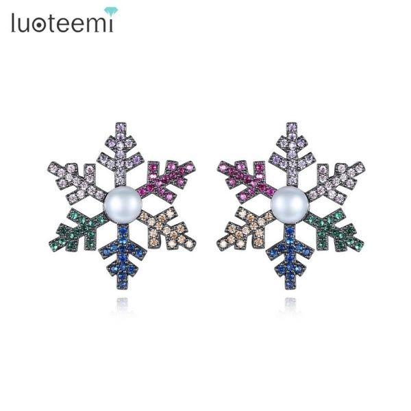 stud luoteemi luxury colorful cz snowflake earrings for women party fashion jewelry pearl splinter pendientes christmas gift, Golden;silver
stud luoteemi luxury colorful cz snowflake earrings for women party fashion jewelry pearl splinter pendientes christmas gift, Golden;silver