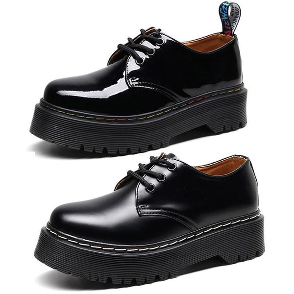 boots brand genuine patent leather women flat shoes female ankle oxford chaussure femme increased classic platform 9u7g, Black
boots brand genuine patent leather women flat shoes female ankle oxford chaussure femme increased classic platform 9u7g, Black