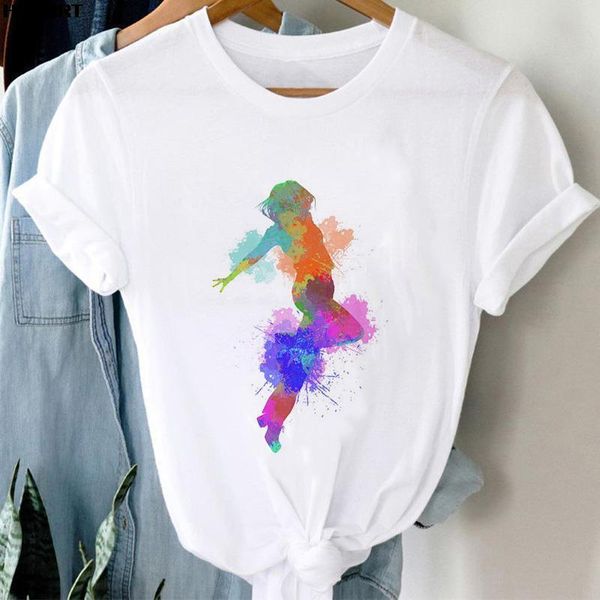 women's t-shirt t shirt for women 2022 dancer printed casual harajuku tee shirts summer short sleeve woman female tshirt camiseta muje, White
women's t-shirt t shirt for women 2022 dancer printed casual harajuku tee shirts summer short sleeve woman female tshirt camiseta muje, White