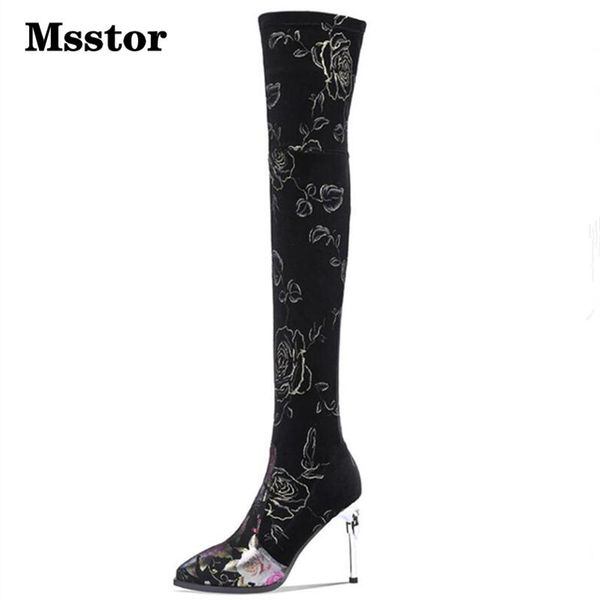 boots msstor slip-on thigh high mixed colors fashion party long women black thin heels heel pointed toe
boots msstor slip-on thigh high mixed colors fashion party long women black thin heels heel pointed toe