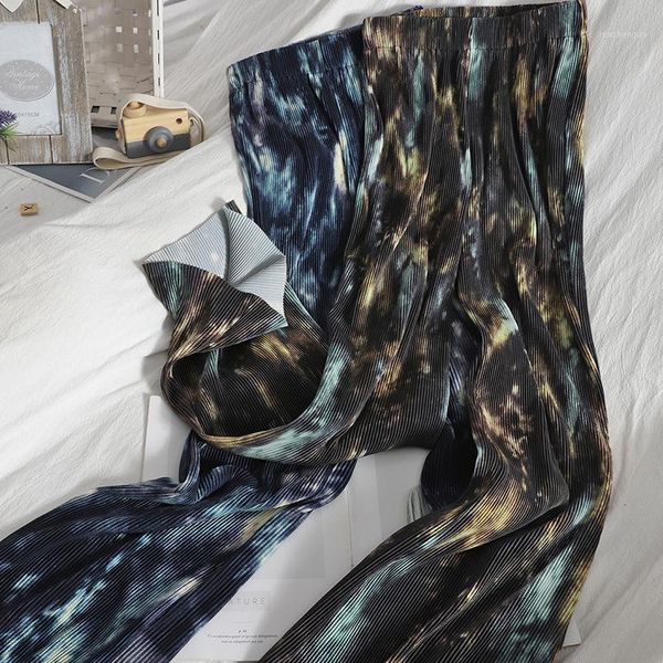 women's pants & capris spring drape high-waist mopping tie-dye printed pleated casual slim straight-leg wide-leg trousers, Black;white
women's pants & capris spring drape high-waist mopping tie-dye printed pleated casual slim straight-leg wide-leg trousers, Black;white