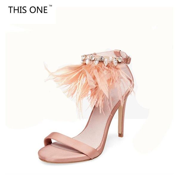 pink high heeled shoes woman fashion feather rhinestone ankle strap summer sandals open toe stiletto plus size 43, Black
pink high heeled shoes woman fashion feather rhinestone ankle strap summer sandals open toe stiletto plus size 43, Black