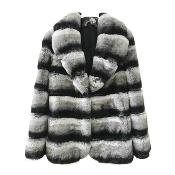 women's fur & faux 2021 fashion turn down collar women real coat natural rex outerwear casual streetwear winter jacket, Black
women's fur & faux 2021 fashion turn down collar women real coat natural rex outerwear casual streetwear winter jacket, Black