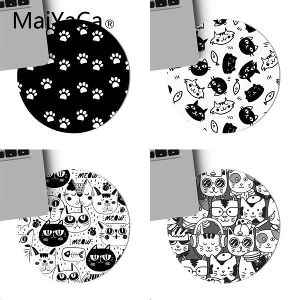 mouse pads & wrist rests maiyaca cats black and white computer gaming round mousemats gaming mouse pad for pc lapnotebook 20x20cm gamer
mouse pads & wrist rests maiyaca cats black and white computer gaming round mousemats gaming mouse pad for pc lapnotebook 20x20cm gamer