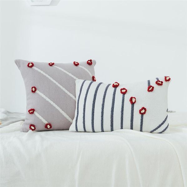 floral cushion cover knit white pillow with grey stripe embroidery handmade 45x45cm/30x50cm for sofa nursery room cushion/decorative
floral cushion cover knit white pillow with grey stripe embroidery handmade 45x45cm/30x50cm for sofa nursery room cushion/decorative