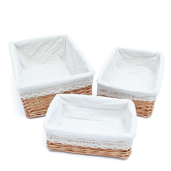 storage baskets 35*25*13cm rectangular wicker basket with removable washable liner willow woven containers
storage baskets 35*25*13cm rectangular wicker basket with removable washable liner willow woven containers