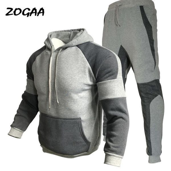 men's tracksuits zogaa sets men plus size stitching sweater hooded suit clothing sport wear sweatsuit tracksuit male trendy casual, Gray
men's tracksuits zogaa sets men plus size stitching sweater hooded suit clothing sport wear sweatsuit tracksuit male trendy casual, Gray