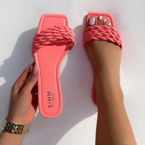 slippers ladies sandals 2021 summer women beach outdoor wild fashion candy color flip flop twisted twist flats ms, Black
slippers ladies sandals 2021 summer women beach outdoor wild fashion candy color flip flop twisted twist flats ms, Black