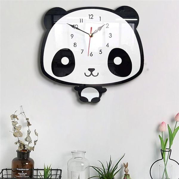 wall clocks silent wooden nordic style panda clock modern design for home living room decor j50
wall clocks silent wooden nordic style panda clock modern design for home living room decor j50