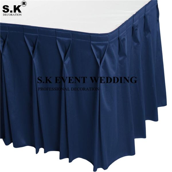 sold pleated polyester table skirt banquet tablecloth skirting for wedding event party christmas decoration
sold pleated polyester table skirt banquet tablecloth skirting for wedding event party christmas decoration