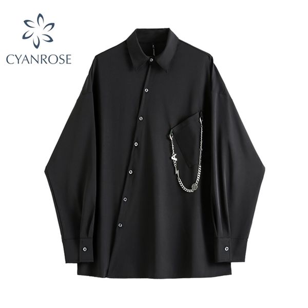 women black gothic shirt autumn long sleeve loose fashion casual streetwear vintage harajuku goths blouse 210719, White
women black gothic shirt autumn long sleeve loose fashion casual streetwear vintage harajuku goths blouse 210719, White
