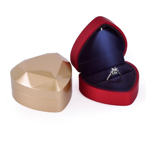 heart-shaped ring box jewelry display gift 1pc engagement case birthday valentine's day velvet led wedding wrap
heart-shaped ring box jewelry display gift 1pc engagement case birthday valentine's day velvet led wedding wrap