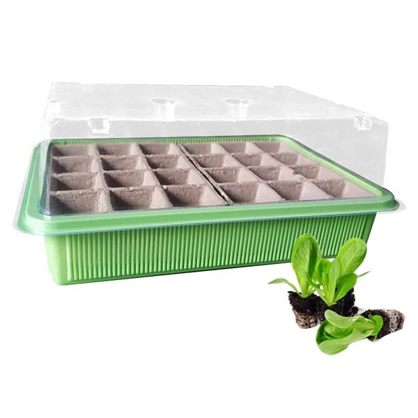 planters & pots 24 cells gardening mini breathable lids plastic germination box nursery seedling tray hydroponic plant grow
planters & pots 24 cells gardening mini breathable lids plastic germination box nursery seedling tray hydroponic plant grow