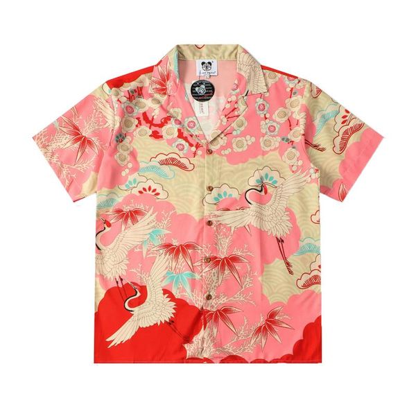men's casual shirts men shirt hawaiian printing 2021 summer red short sleeve button beach quick-drying camisetas de hombre para, White;black
men's casual shirts men shirt hawaiian printing 2021 summer red short sleeve button beach quick-drying camisetas de hombre para, White;black