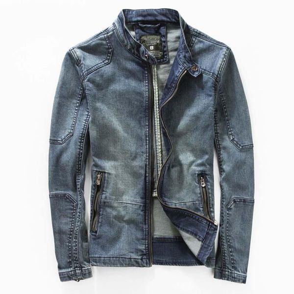 men's jackets fashion leisure denim jacket men coats outwear vintage slim streetwear jeans for m-3xl, Black;brown
men's jackets fashion leisure denim jacket men coats outwear vintage slim streetwear jeans for m-3xl, Black;brown