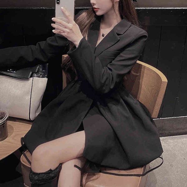 casual dresses black blazer women long sleeve autumn mini elegant party female high waist korean club office lady mzi1, Black;gray
casual dresses black blazer women long sleeve autumn mini elegant party female high waist korean club office lady mzi1, Black;gray