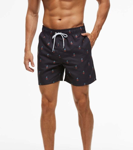 quick men's swim trunks dry beach shorts with pockets fashion board men printed swimming mens gym short pants 01, White;black
quick men's swim trunks dry beach shorts with pockets fashion board men printed swimming mens gym short pants 01, White;black