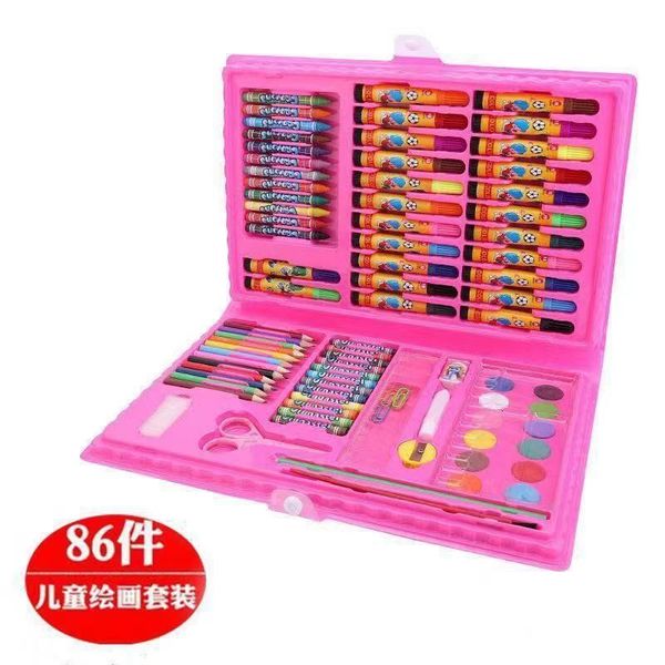 painting pens 86, 150 sets of children's painting set, color combination stationery, student watercolor pen gift, Black;red
painting pens 86, 150 sets of children's painting set, color combination stationery, student watercolor pen gift, Black;red