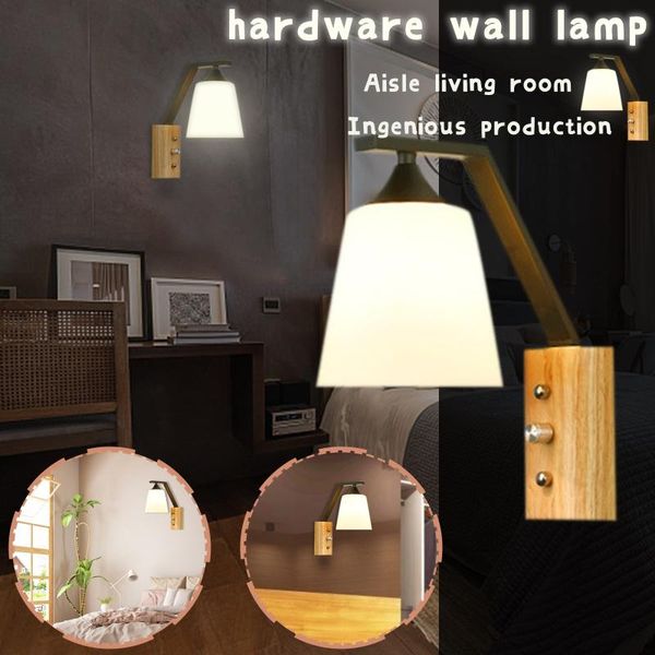wall lamp creative bedside bedroom living room corridor el simple and modern interior pure wood base lamps #y10
wall lamp creative bedside bedroom living room corridor el simple and modern interior pure wood base lamps #y10
