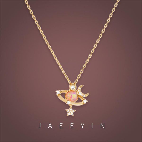 chains jaeeyin planet dream aobao pendant necklace female roaming universe star moon clavicle chain jewelry wholesale, Silver
chains jaeeyin planet dream aobao pendant necklace female roaming universe star moon clavicle chain jewelry wholesale, Silver