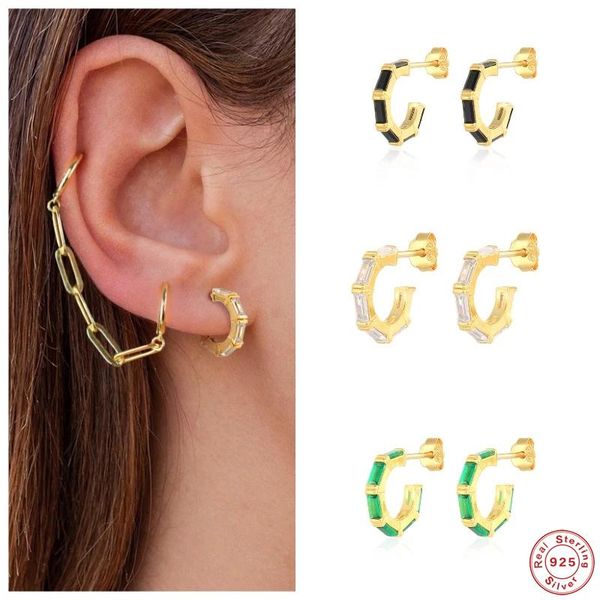 aide 925 sterling silver gold black green zircon cz hoop c circle earrings huggies rock punk luxury pave 2021 trend jewelry & huggie, Golden;silver
aide 925 sterling silver gold black green zircon cz hoop c circle earrings huggies rock punk luxury pave 2021 trend jewelry & huggie, Golden;silver