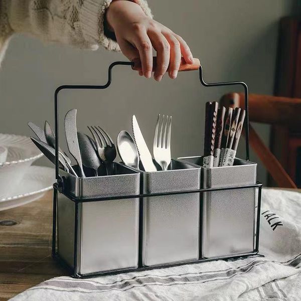 storage baskets galvanized metal basket box 3-compartment utensil holder kitchen accessories cutlery organizer
storage baskets galvanized metal basket box 3-compartment utensil holder kitchen accessories cutlery organizer