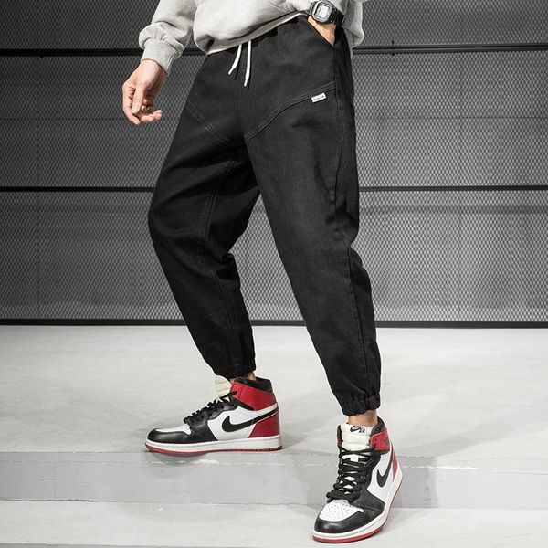 men's jeans fashion streetwear men loose fit elastic waist size s-5xl cargo pants harem trouser slack bottom hip hop joggers, Blue
men's jeans fashion streetwear men loose fit elastic waist size s-5xl cargo pants harem trouser slack bottom hip hop joggers, Blue