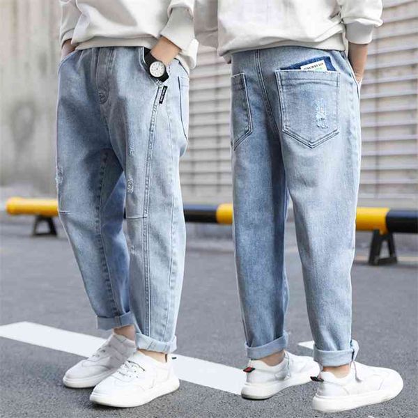 boys jeans children's wear spring autumn fashion denim pants for 6 8 10 12 14 years casual trousers kids clothes 210915, Blue
boys jeans children's wear spring autumn fashion denim pants for 6 8 10 12 14 years casual trousers kids clothes 210915, Blue