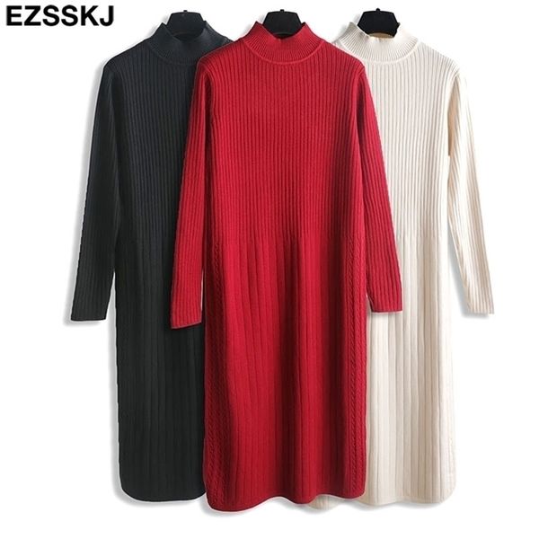 autumn winter long thick straight sweater dres solid loose pure solor thick female oversize knit long sleeve 211109, Black;gray
autumn winter long thick straight sweater dres solid loose pure solor thick female oversize knit long sleeve 211109, Black;gray