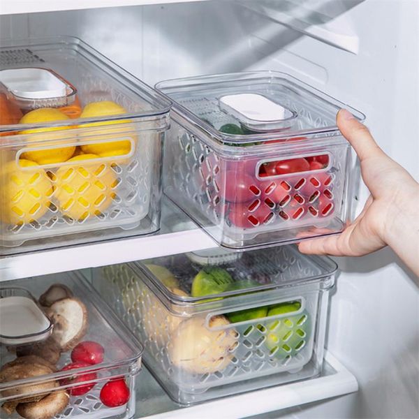 refrigerator containers with lid fridge cabinet er home sealed vegetable fruit draining storage box kitchen organizer bottles & ja jars
refrigerator containers with lid fridge cabinet er home sealed vegetable fruit draining storage box kitchen organizer bottles & ja jars