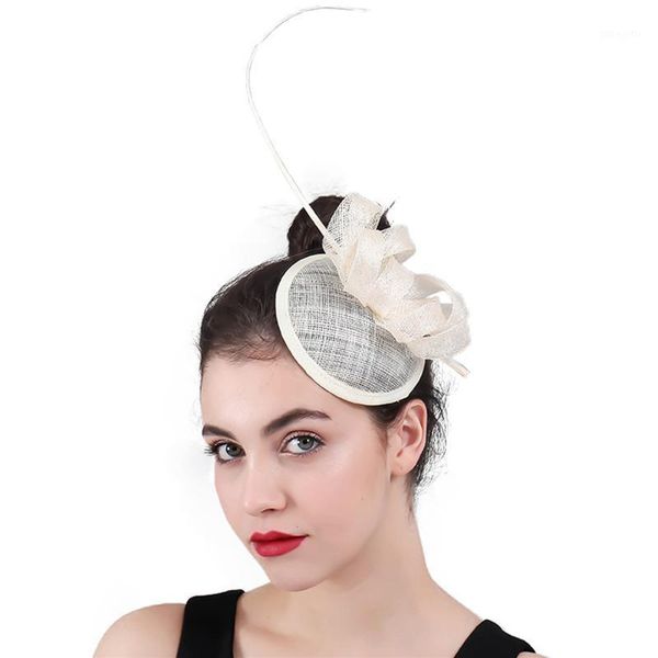 vintage female sinamay fascinator loops hair accessories clips pillbox ascot party hats women charmig feather fascinators1
vintage female sinamay fascinator loops hair accessories clips pillbox ascot party hats women charmig feather fascinators1