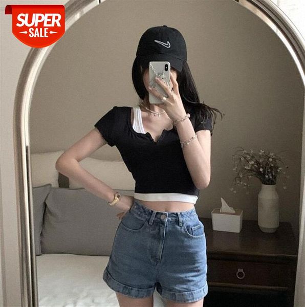 jmshop happy little fairy fashion is not monotonous and color matching t-shirt thinner short-sleeved #ay9z, Black;gray
jmshop happy little fairy fashion is not monotonous and color matching t-shirt thinner short-sleeved #ay9z, Black;gray