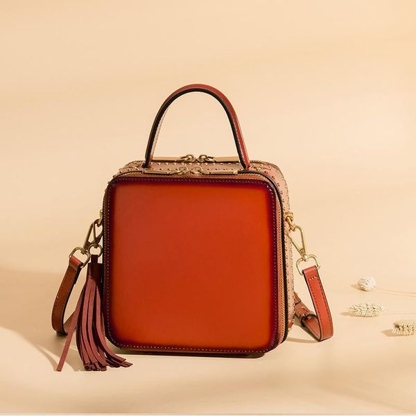 evening bags 2021 summer fashion genuine leather women bag vintage rivet tassel small shoulder leisure ladies handbag
evening bags 2021 summer fashion genuine leather women bag vintage rivet tassel small shoulder leisure ladies handbag