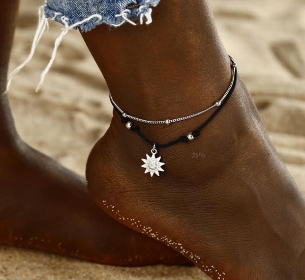 anklets fashion american style sun shape alloy material double layer grils foot chain lightweight comfort  jewelry gifts, Red;blue
anklets fashion american style sun shape alloy material double layer grils foot chain lightweight comfort  jewelry gifts, Red;blue
