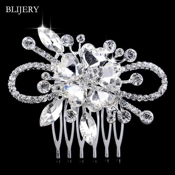 hair clips & barrettes blijery silver color crystal bridal combs heart flower wedding accessories for women jewelry prom headpiece, Golden;silver
hair clips & barrettes blijery silver color crystal bridal combs heart flower wedding accessories for women jewelry prom headpiece, Golden;silver