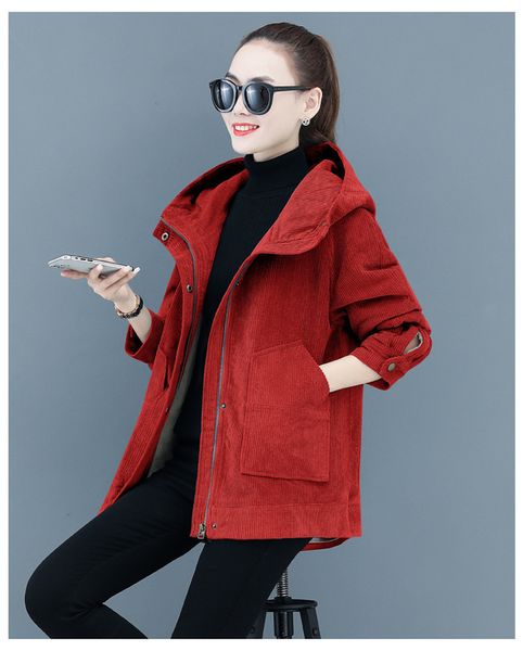 jacket female with hoodie oversize velvet of wool thicken warm coat, Black;brown
jacket female with hoodie oversize velvet of wool thicken warm coat, Black;brown