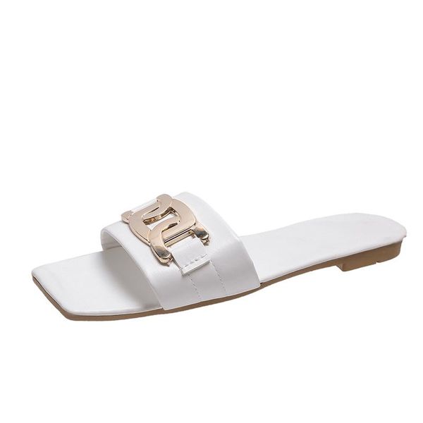 slippers 2021 summer korean version of foreign trade net red flat sandals and female fashion metal buckle retro ins tide, Black
slippers 2021 summer korean version of foreign trade net red flat sandals and female fashion metal buckle retro ins tide, Black