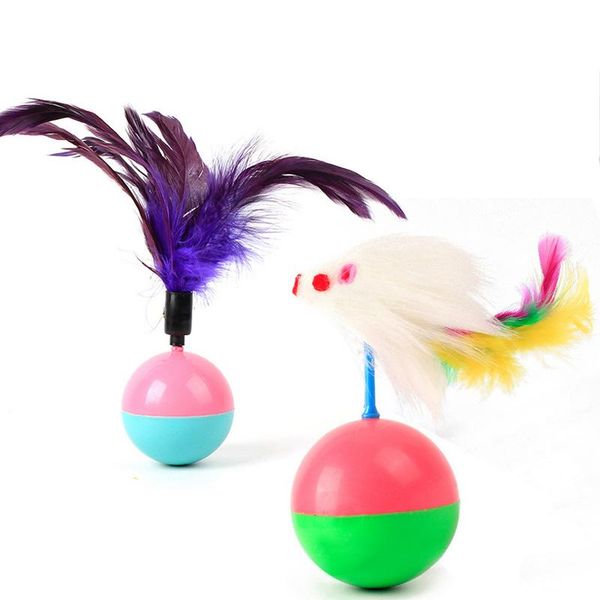 cat toys 5.5cm funny pet favorite feather mouse tumbler plastic balls for cats dogs playing fun
cat toys 5.5cm funny pet favorite feather mouse tumbler plastic balls for cats dogs playing fun