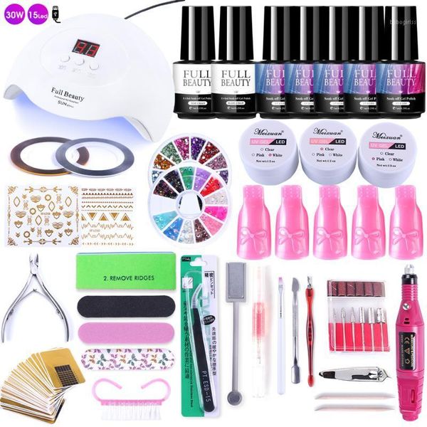 pro uv led lamp nail extension gel varnish set electric manicure machine kit gems line sticker all tool for be15811
pro uv led lamp nail extension gel varnish set electric manicure machine kit gems line sticker all tool for be15811
