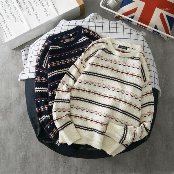 japanese style retro couple striped men sweaters autumn hick bf student set head trend knit male sweater women's, White;black
japanese style retro couple striped men sweaters autumn hick bf student set head trend knit male sweater women's, White;black