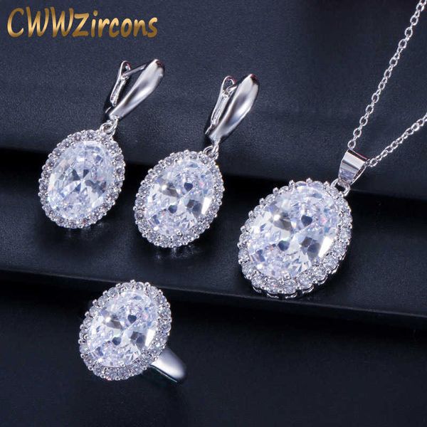 3pcs gorgeous round cut cubic zirconia earring necklace and ring set for women engagement wedding party jewelry t287 210714, Silver
3pcs gorgeous round cut cubic zirconia earring necklace and ring set for women engagement wedding party jewelry t287 210714, Silver