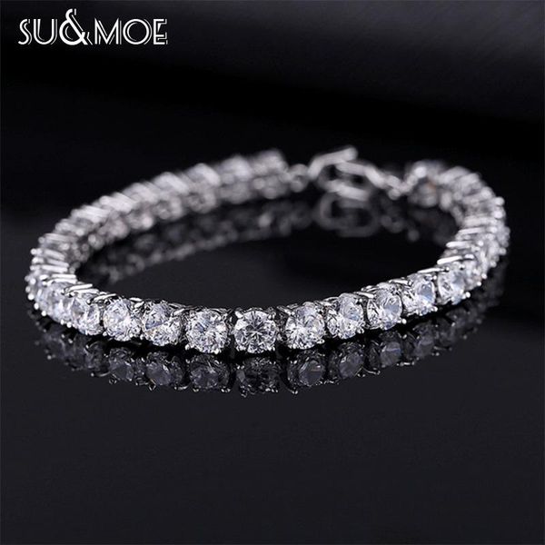 link, chain luxury 4mm cubic zirconia tennis bracelets iced out crystal wedding bracelet for women men gold silver color, Black
link, chain luxury 4mm cubic zirconia tennis bracelets iced out crystal wedding bracelet for women men gold silver color, Black