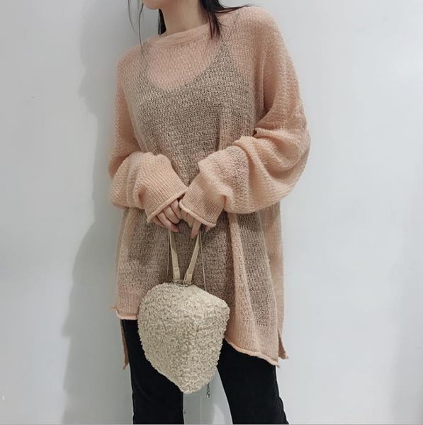 women's sweaters women sweater pullover slim knitted o-neck ruched loose solid 2021 fall winter fashion pullovers, White;black
women's sweaters women sweater pullover slim knitted o-neck ruched loose solid 2021 fall winter fashion pullovers, White;black