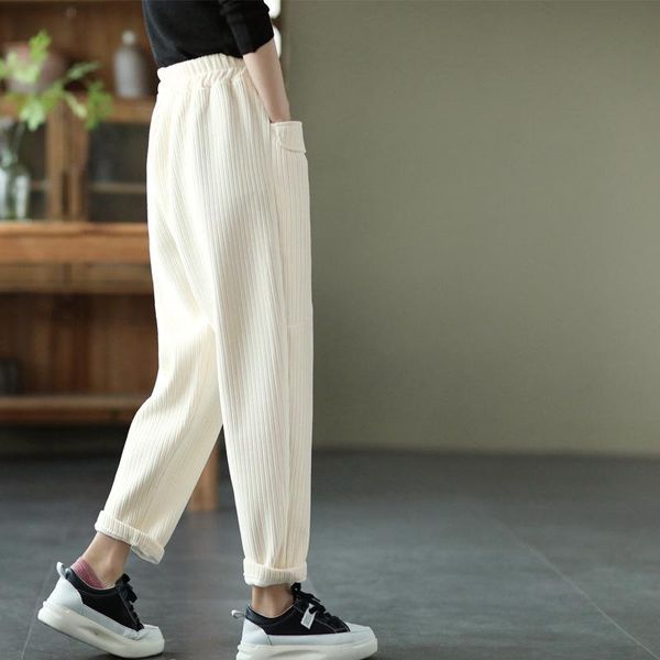 women's pants & capris winter fleece women retro casual thicker warm trousers 2021 ladies elastic waist pocket vintage, Black;white
women's pants & capris winter fleece women retro casual thicker warm trousers 2021 ladies elastic waist pocket vintage, Black;white